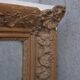 Miroir en stuc doré époque Restauration 126x212cm
