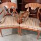 Pair of Biedermeier armchairs in light wood – 19th century