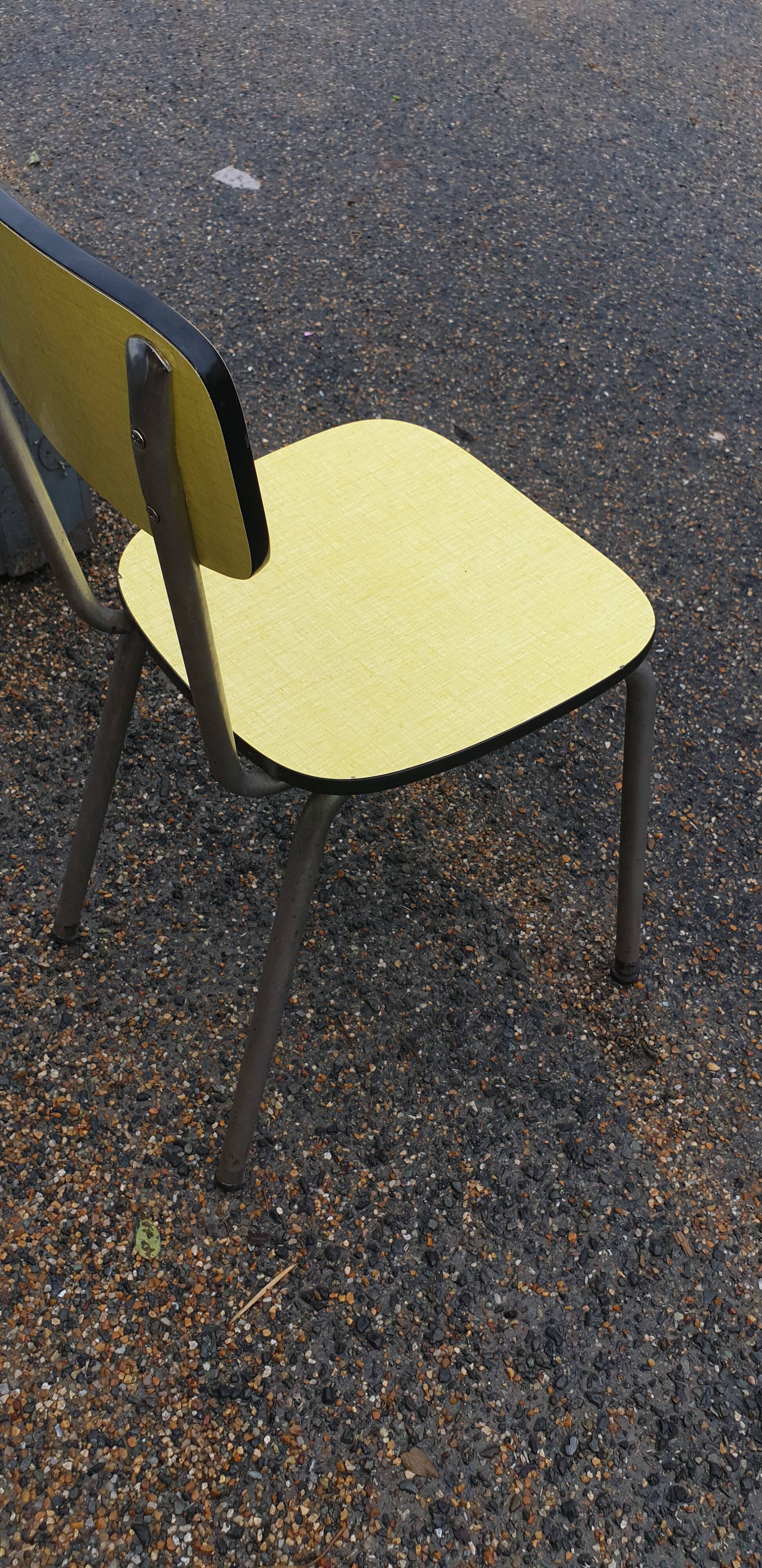 Canary formica chair