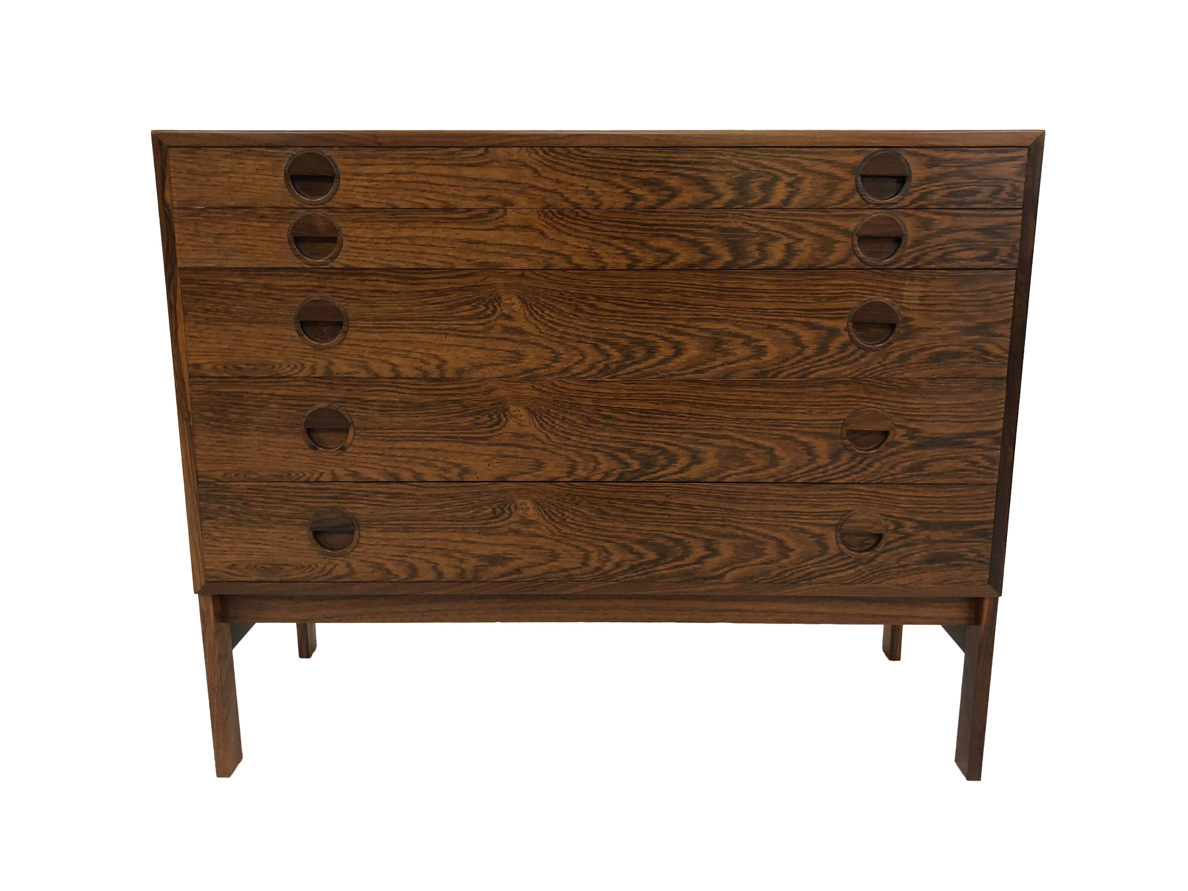 Commode vintage en palissandre, design danois, 1960
