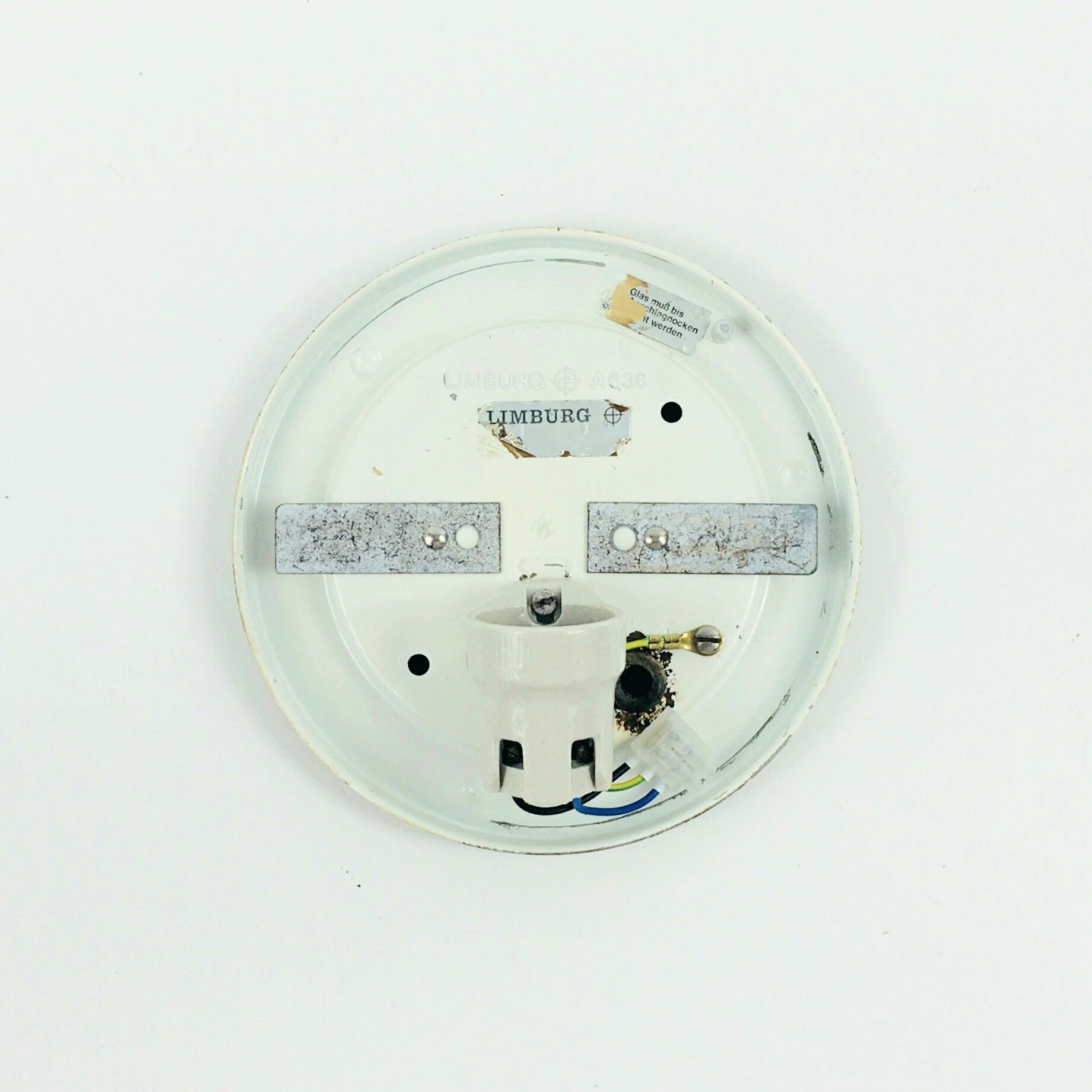 Pair of Mid-Century Diamond Glass Wall Lights H. Tynell for Limburg, 1970s