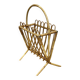 1970s rattan magazine rack