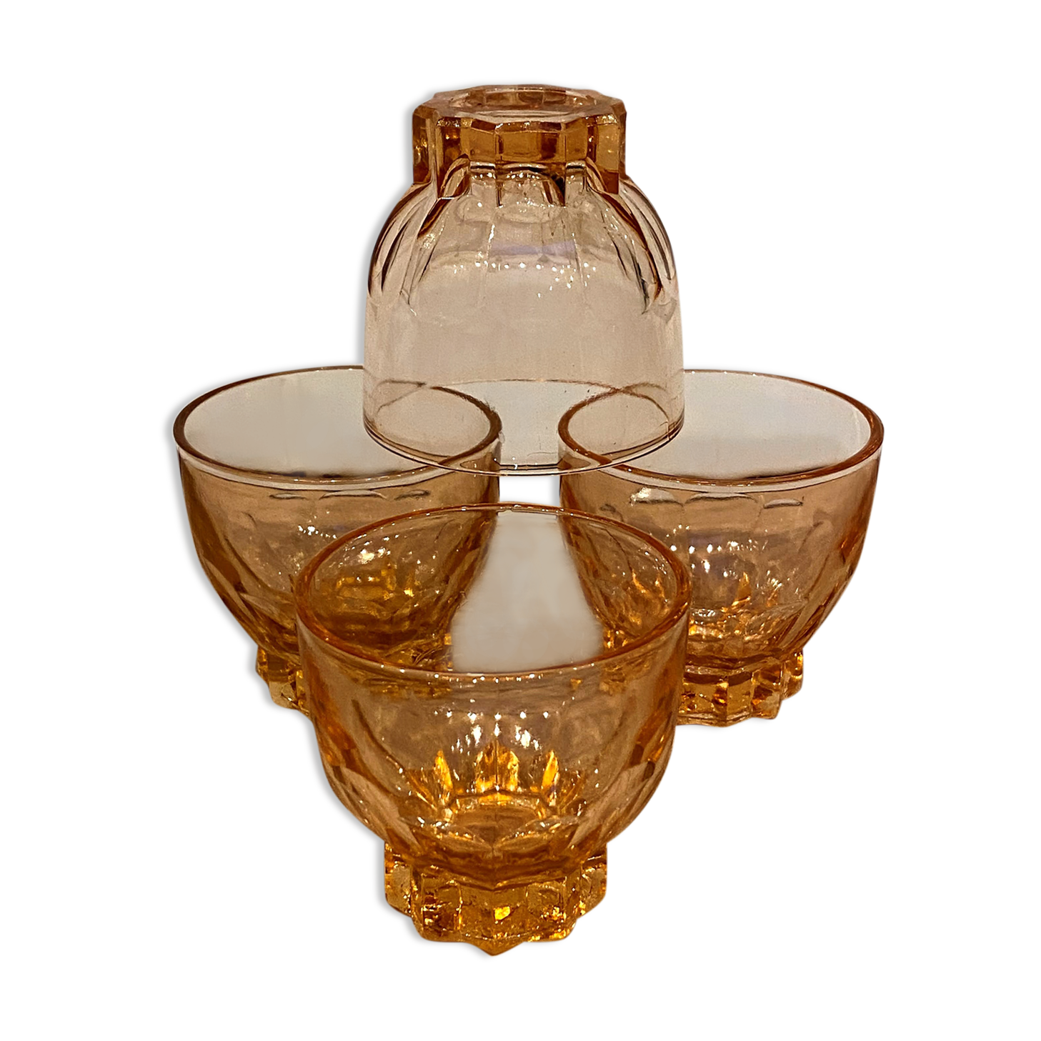 Set of 4 vintage glasses