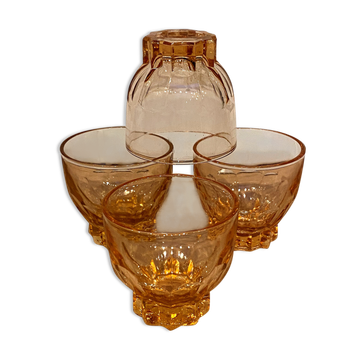 Set of 4 vintage glasses