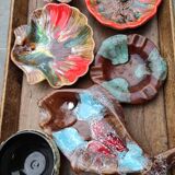 Set of five maritime ceramics from Vallauris