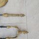 Bronze and iron fireplace kit