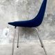 Barrel chair by Pierre Guariche - stainless steel base