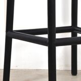 Burnt wood counter stools