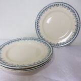 4 dessert plates from Longwy model Bordeaux 211227