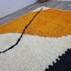 Handmade natural Berber rug 3x2 m