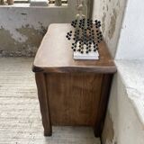 Solid elm aranjou chest of drawers