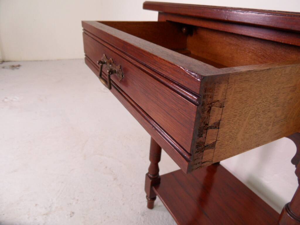Art Nouveau mahogany sidetable