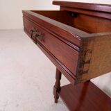 Art Nouveau mahogany sidetable