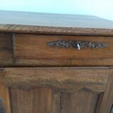 Rustic walnut dresser