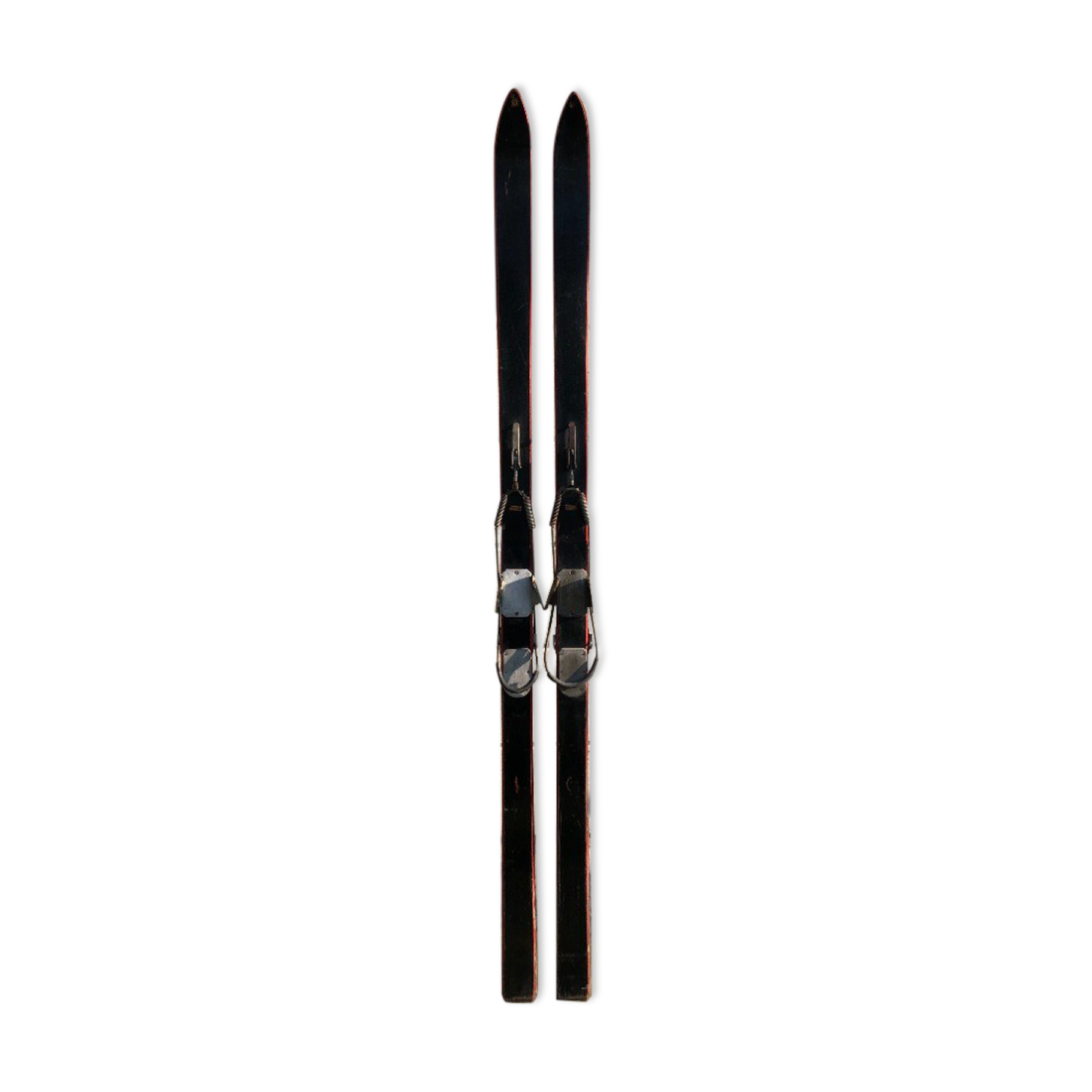 Vintage wooden skis
