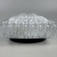 1960s/70s Ceiling Lamp, Flush Mount Glass, German Design