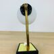 Opaline brass casserole lamp 50s