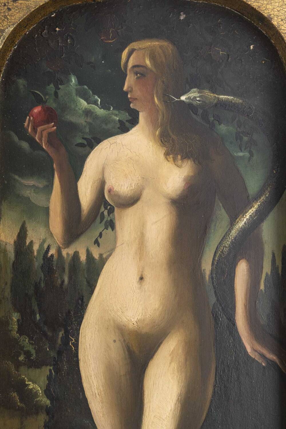 Marcel Gillis (Belgium, 20th century) Adam and Eve, 1931 Diptych