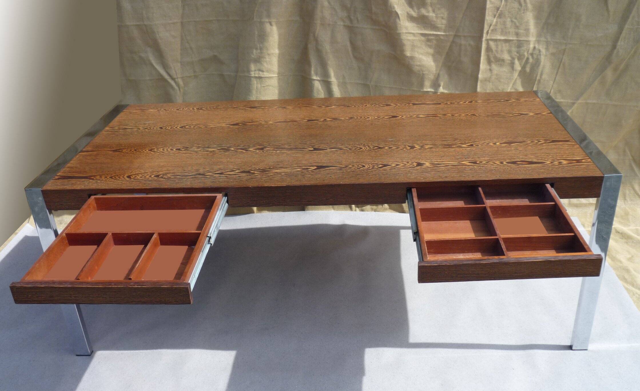 Ensemble de mobilier de bureau palissandre