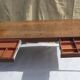 Ensemble de mobilier de bureau palissandre