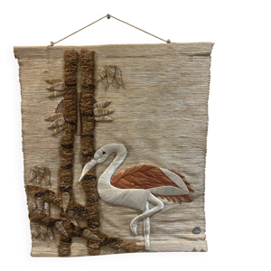 Tapisserie années 70 - soie