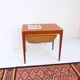 Mid-20th century Danish sewing table/side table in teak, Haslev Hansen