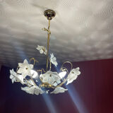 Murano flower chandelier from the 60s