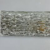 60s 70s wall lamp mirror light Germany Ice Glass Space Age Design