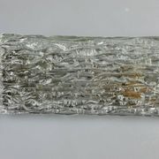 Lampe murale des années 60 et 70, éclairage de miroir, Allemagne, verre glacé, Space Age Design