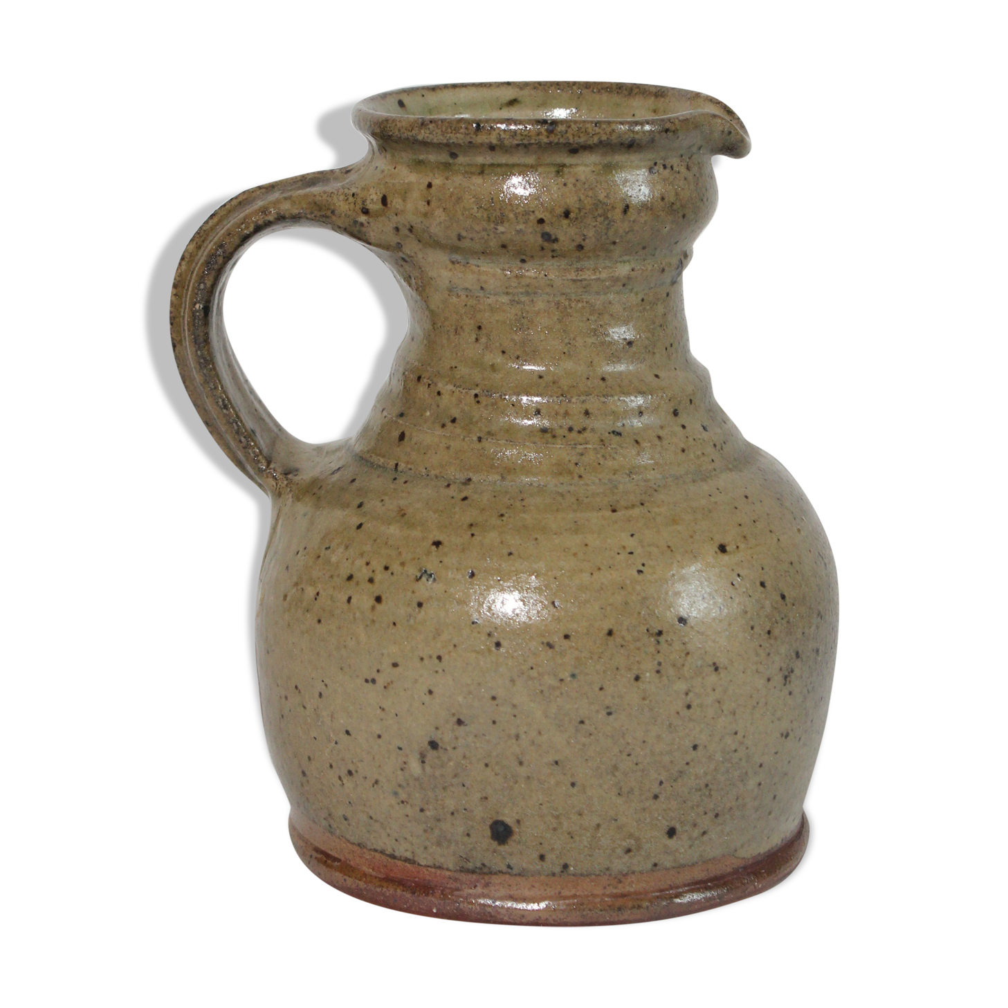 Vintage handcrafted stoneware jug/pitcher