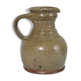 Vintage artisan pyrite stoneware pitcher jug