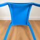 Vintage blue set – 2 chairs and matching side table