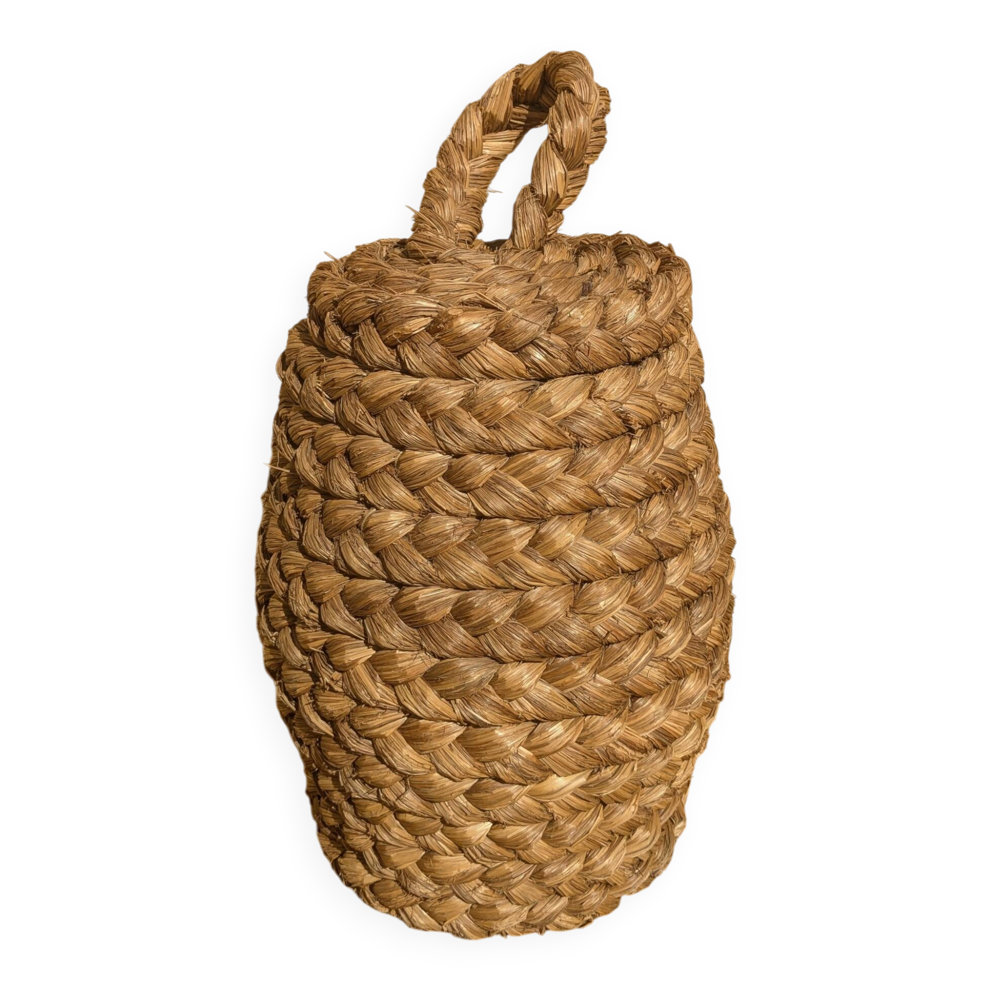 Old straw basket