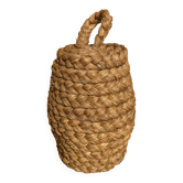 Old straw basket