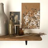 Painting A4 White Flowers In Awakening