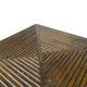 Colonne en rotin vintage bambou pilier années 70 rattan mcguire