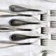 Baroque model silver metal cutlery service