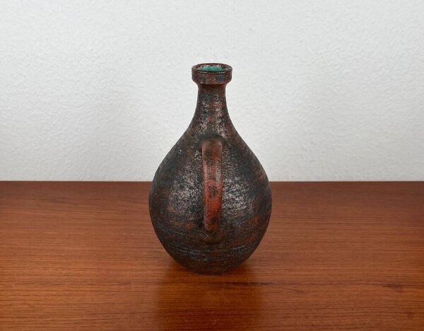 Vase de Pottery Atelier Allemand Brutaliste du Milieu du Siècle par Gerhard Liebenthron, 1964
