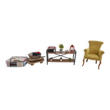 5x8 plants style vintage rug, 148x243cm