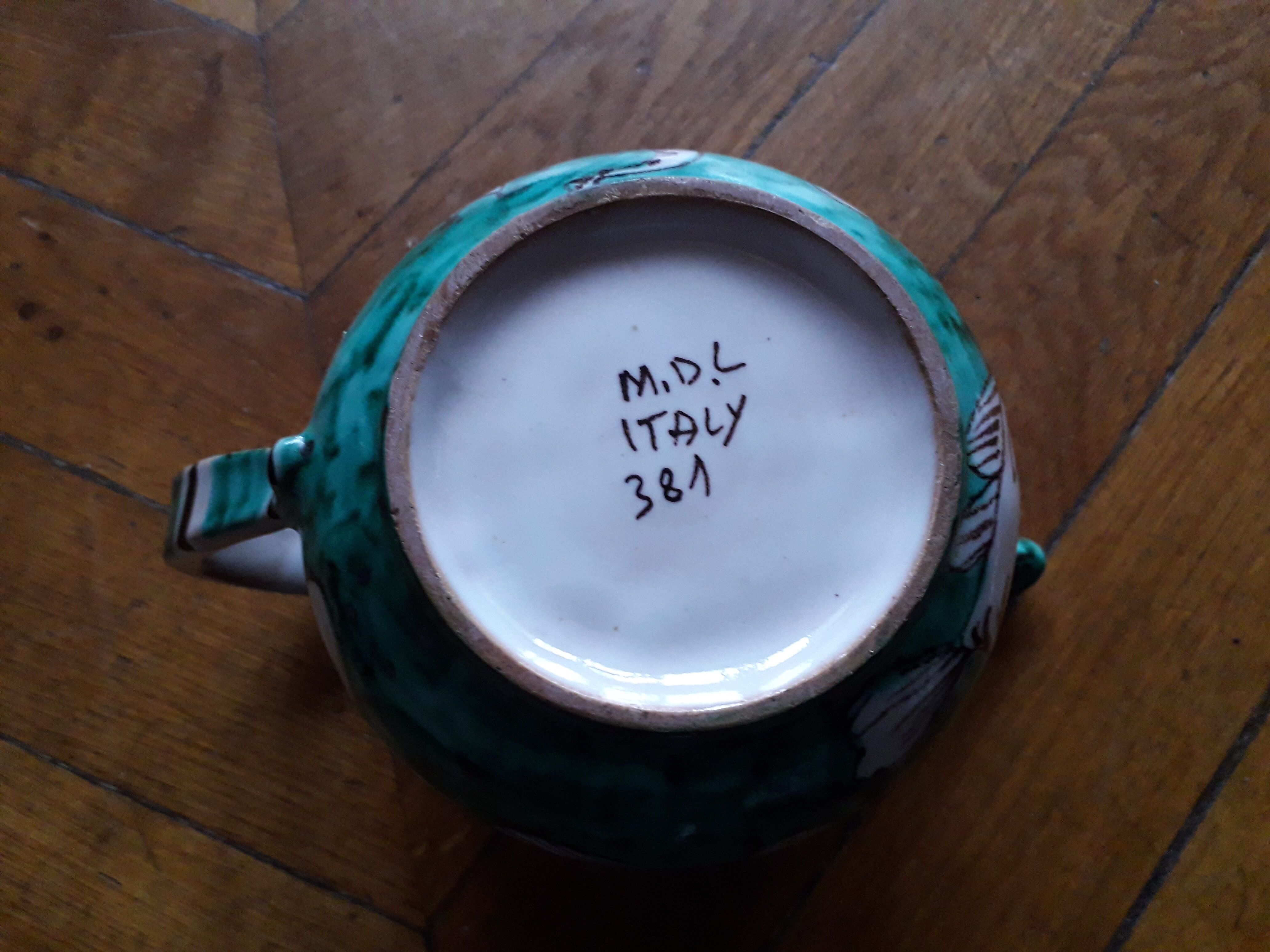 Italian ceramics pitcher by MDL