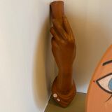 Pair of Jean Marais ceramic wall lamps