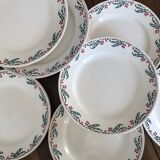 Series of plates Holly "Christmas"