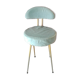 Blue velvet pelfran chair