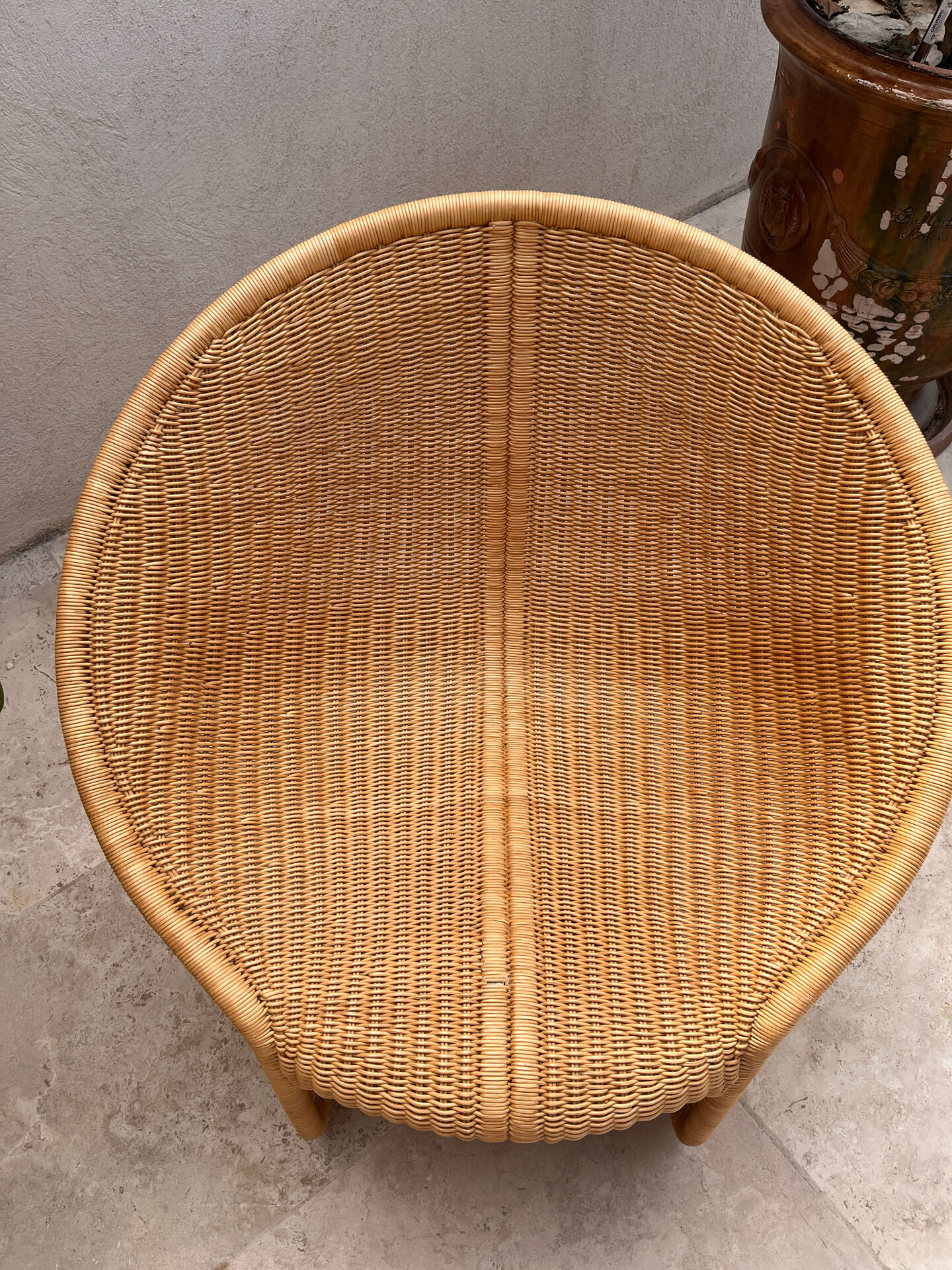Rattan armchair model Kraton