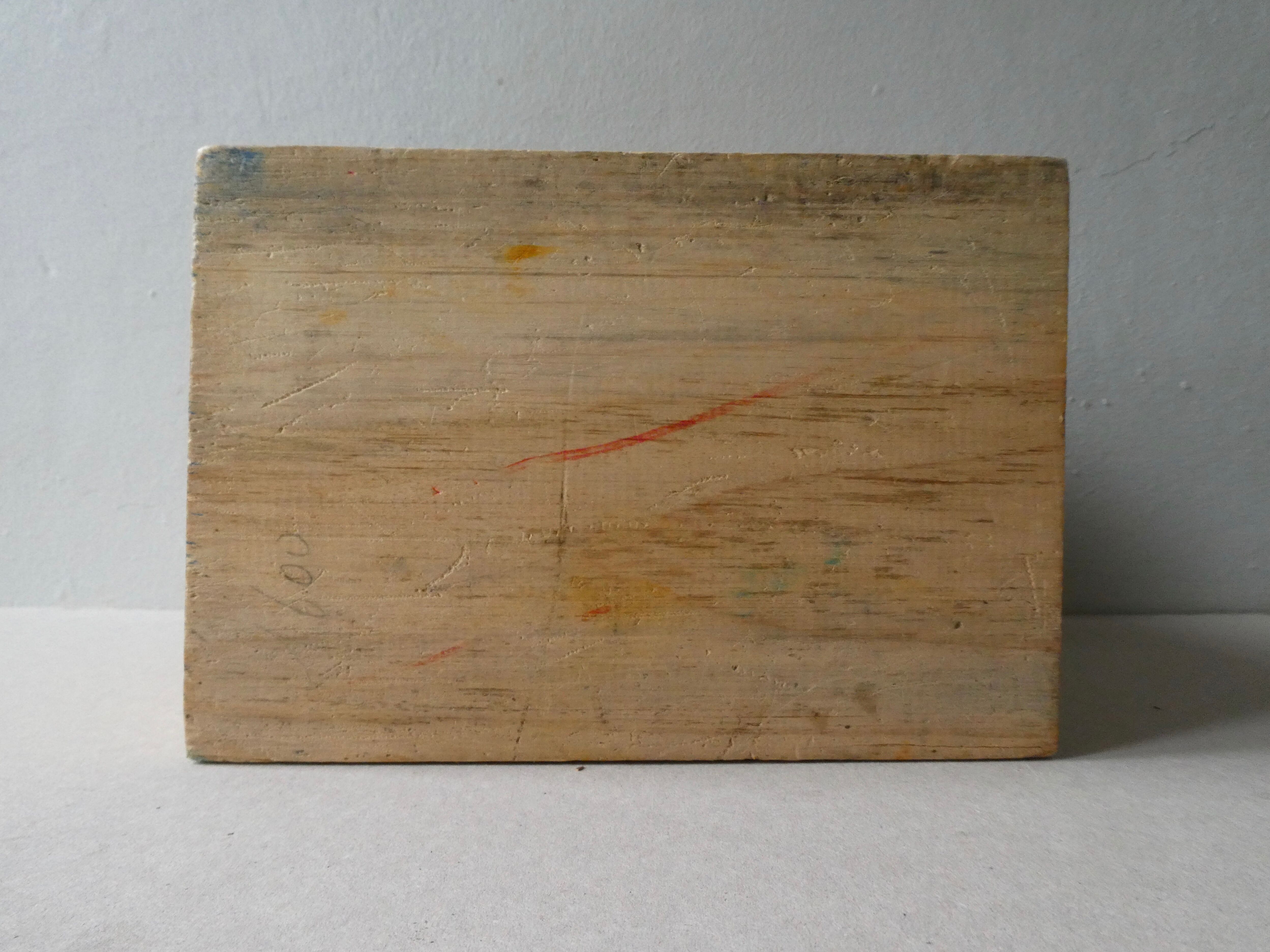 Light wooden box, 60s