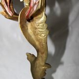 Pair of bronze sconces Louis XV style.