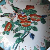 Chinese decorative plate brass-mounted