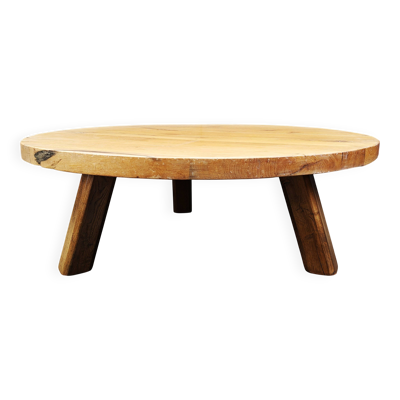 Table basse tripod brutaliste, années 1960