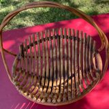Wooden fruit basket 70s