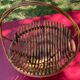 Wooden fruit basket 70s